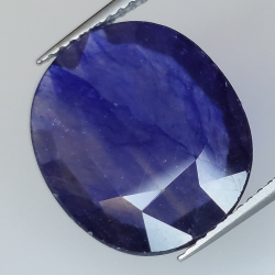 16.50ct Zafiro azul talla oval 21.26x18.94mm