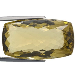 45.96ct. Lemon Quartz Cushion Cut