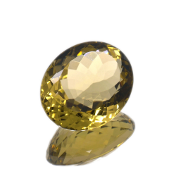 27,92ct. Lemon Quartz Oval Shape