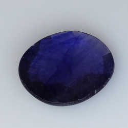 16,50ct Saphir bleu taille ovale 21,26x18,94mm