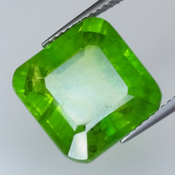 13.12ct Green Verneuil Sapphire Emerald Cut 12.57x12.39mm