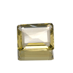 17,54 ct Quartz au Citron Taille Émeraude