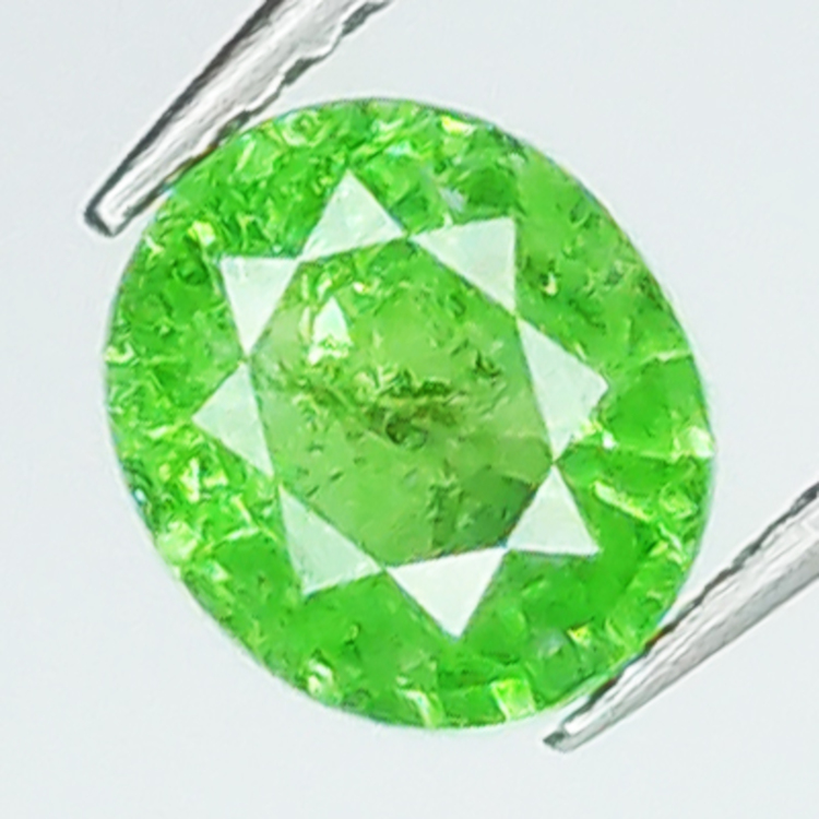 1.27ct Granato Tsavorite Taglio ovale 6.97x6.10mm