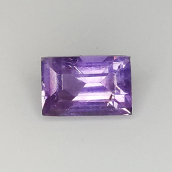 0.80CT Emerald Cut Violet Sapphire 5.93 x 3.91mm