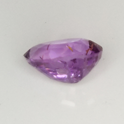 Saphir violet taille poire 0,88 ct 6,9 x 4,44 mm