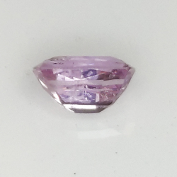 Saphir rose 0,64 ct taille émeraude 5,69 x 3,79 mm