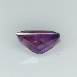 0.82ct Baguette cut violet sapphire 6.24x3.87mm