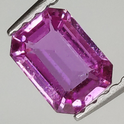 0.70ct Pink Sapphire Emerald Cut 5.74x4.15MM