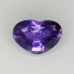 0.80CT Emerald Cut Violet Sapphire 5.93 x 3.91mm