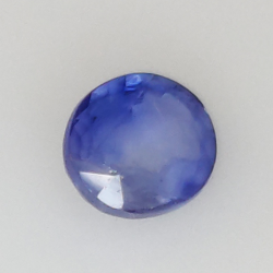 0.62ct Zafiro azul talla oval 4,84x3,94mm