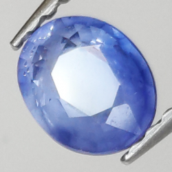 Zaffiro blu da 0,62 ct taglio ovale 4,84x3,94 mm