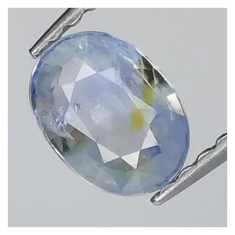 0,74 ct Saphir bleu taille ovale 5,68x4,49 mm