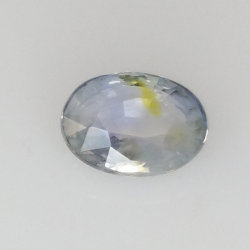 0.74ct Zafiro azul talla oval 5,68x4,49mm