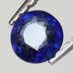 0.36ct Blue sapphire round cut 3.88x2.38mm