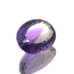 26.01ct Amethyst Oval Cut 19.36x15.58mm