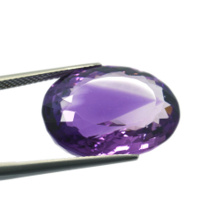 26,01 ct Améthyste Taille Ovale 19,36x15,58 mm