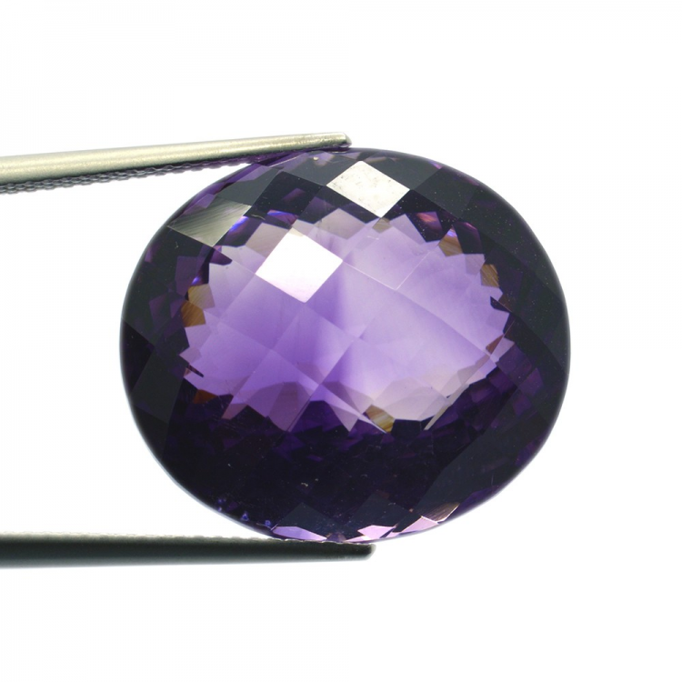 29,19 ct Amethyst im Ovalschliff 20,79 x 17,10 mm