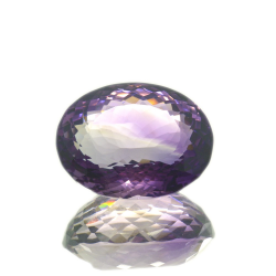 32.63ct Amethyst Oval Cut 20.75x18.43mm