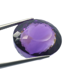 33.96ct Amethyst Oval Cut 20.59x18.30mm