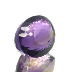 33.96ct Amethyst Oval Cut 20.59x18.30mm