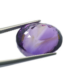 26.01ct Amethyst Oval Cut 19.36x15.58mm