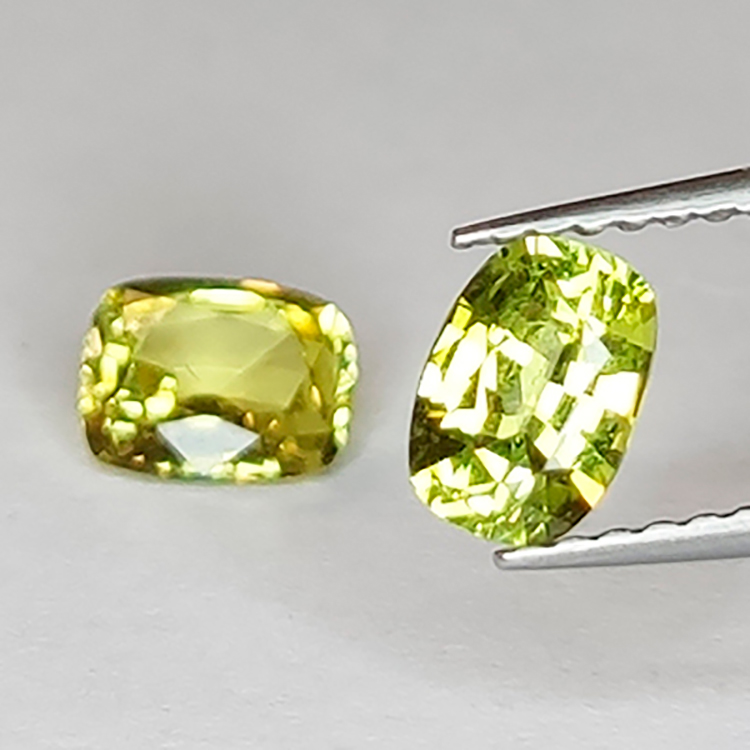 Chrysobéryl taille émeraude, 0.68ct