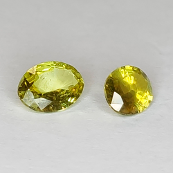 Chrysobéryl taille ovale 0.73ct