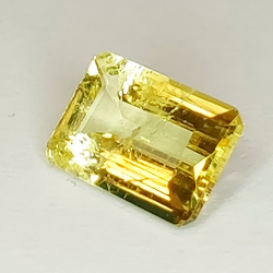 2,50 ct Heliodorus Smaragdschliff