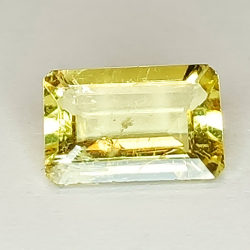 Taille émeraude Héliodore 2,50 ct