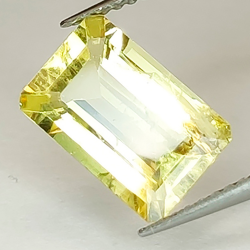 2.50ct Heliodorus Emerald Cut