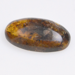 4.1ct Amber with cabochon insect