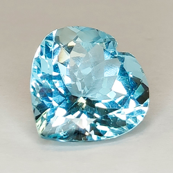 15,16ct Topacio Azul talla corazón 15,96x15,94mm