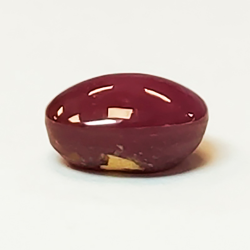 Cabochon rotondo con stella di rubino da 1,90 ct