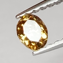 0.21ct Brown Diamond Oval Cut 3.79 x 3.06MM