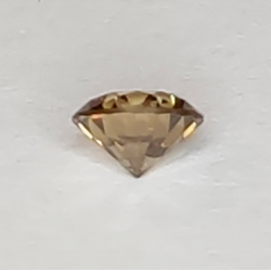 0.19ct Brown Diamond Round Cut 3.12x2.25mm