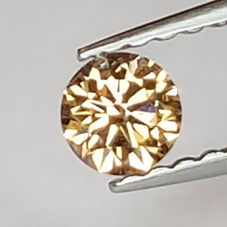 0,19ct Diamante Brown Talla Redonda 3,12x2,25mm