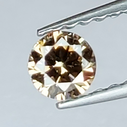 0,19ct Diamante Brown Talla Redonda 3,12x2,25mm