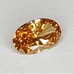 0.14ct Brown Diamond Oval Cut 4.33 x 2.79mm