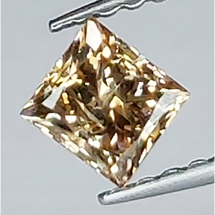 0,40ct Diamante Brown Talla Princesa 3,43x2,96mm