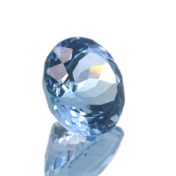 10,00 ct. Blue Topaz Round Cut