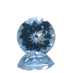 10,00 ct. Blue Topaz Round Cut