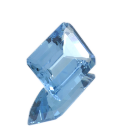 12,56 ct. Blue Topaz Octogon Cut