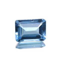 12,56 ct. Blue Topaz Octogon Cut