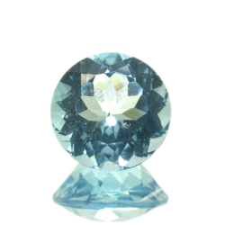 13,01 ct. Blue Topaz Round Cut