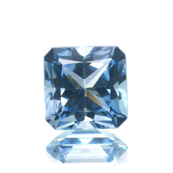 10,14 ct. Blue Topaz Princess Cut