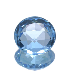 11,90 ct. Blue Topaz Round Cut