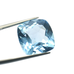 22,12 ct Blue Topaz Coussin