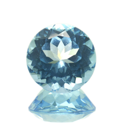 12,92 ct. Blue Topaz Round Cut