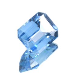 18,52 ct. Blue Topaz Octogon Cut