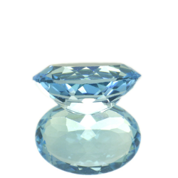 14,25 ct. Blue Topaz Oval Cut